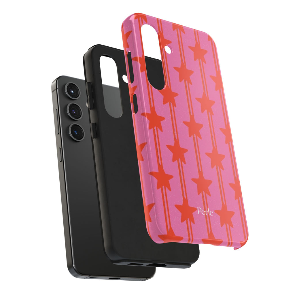 Pink Star Stripe Phone Case