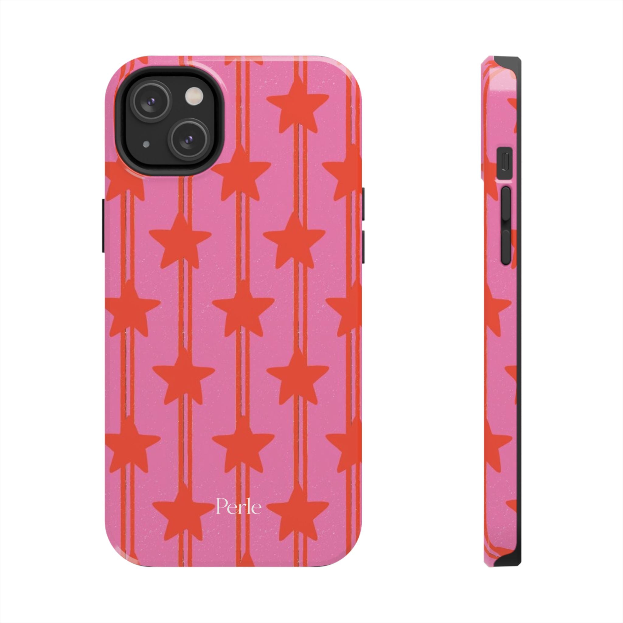 Pink Star Stripe Phone Case