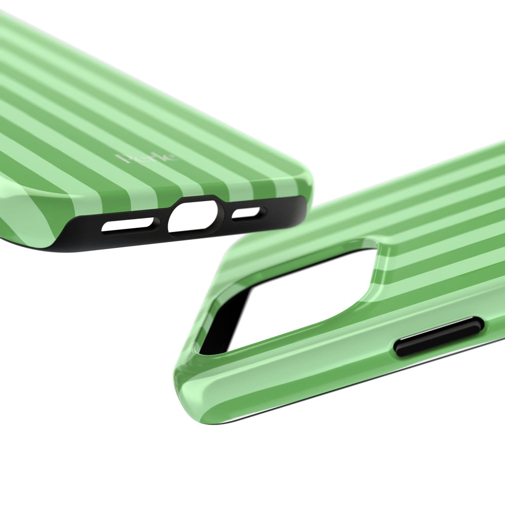 Striped Green Phone Case