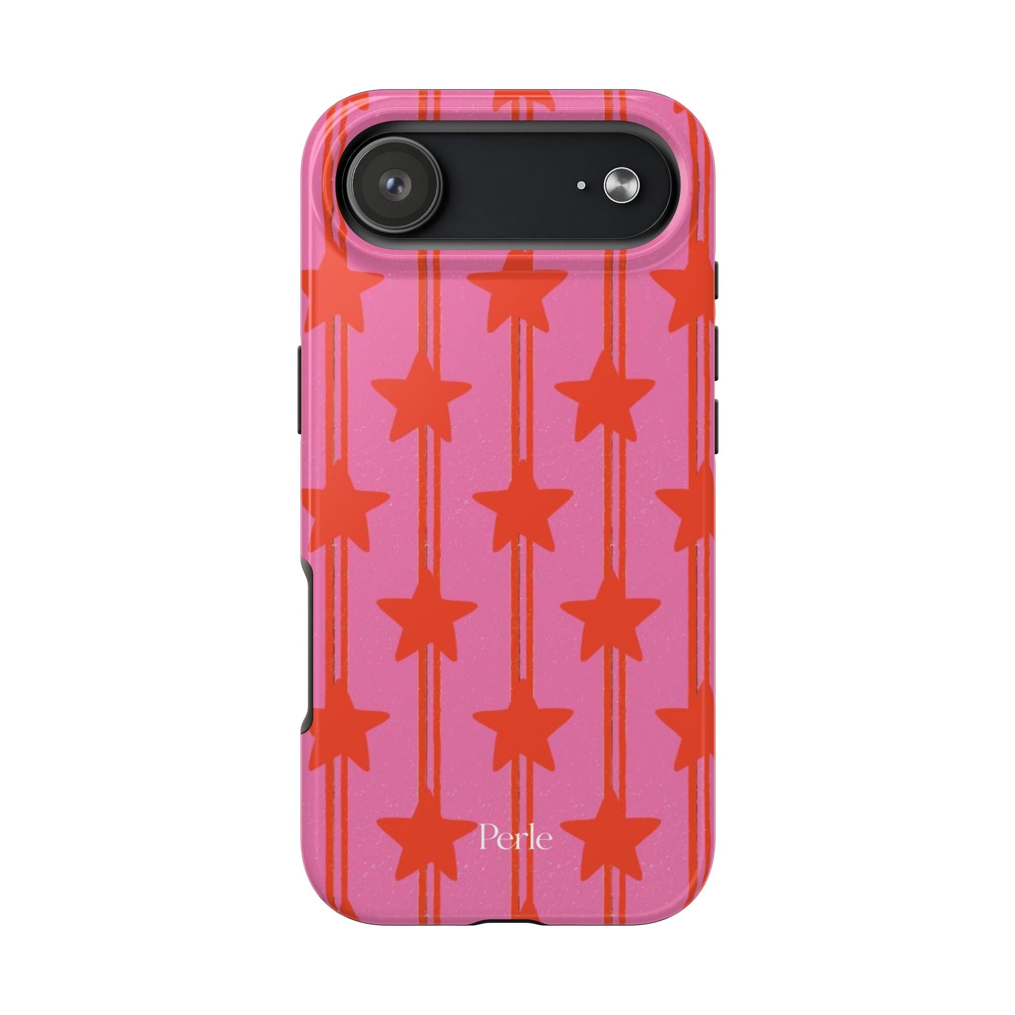 Pink Star Stripe Phone Case