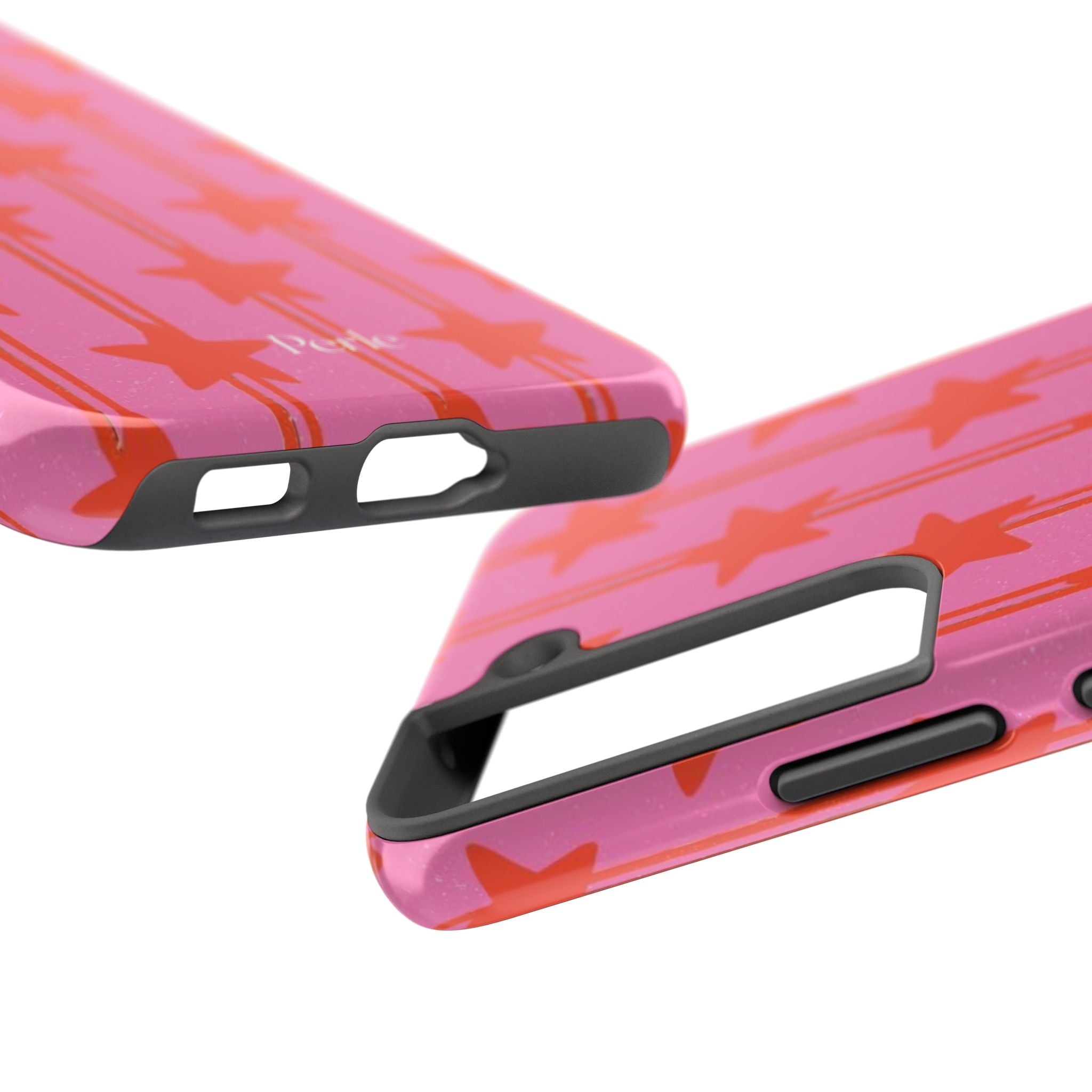 Pink Star Stripe Phone Case