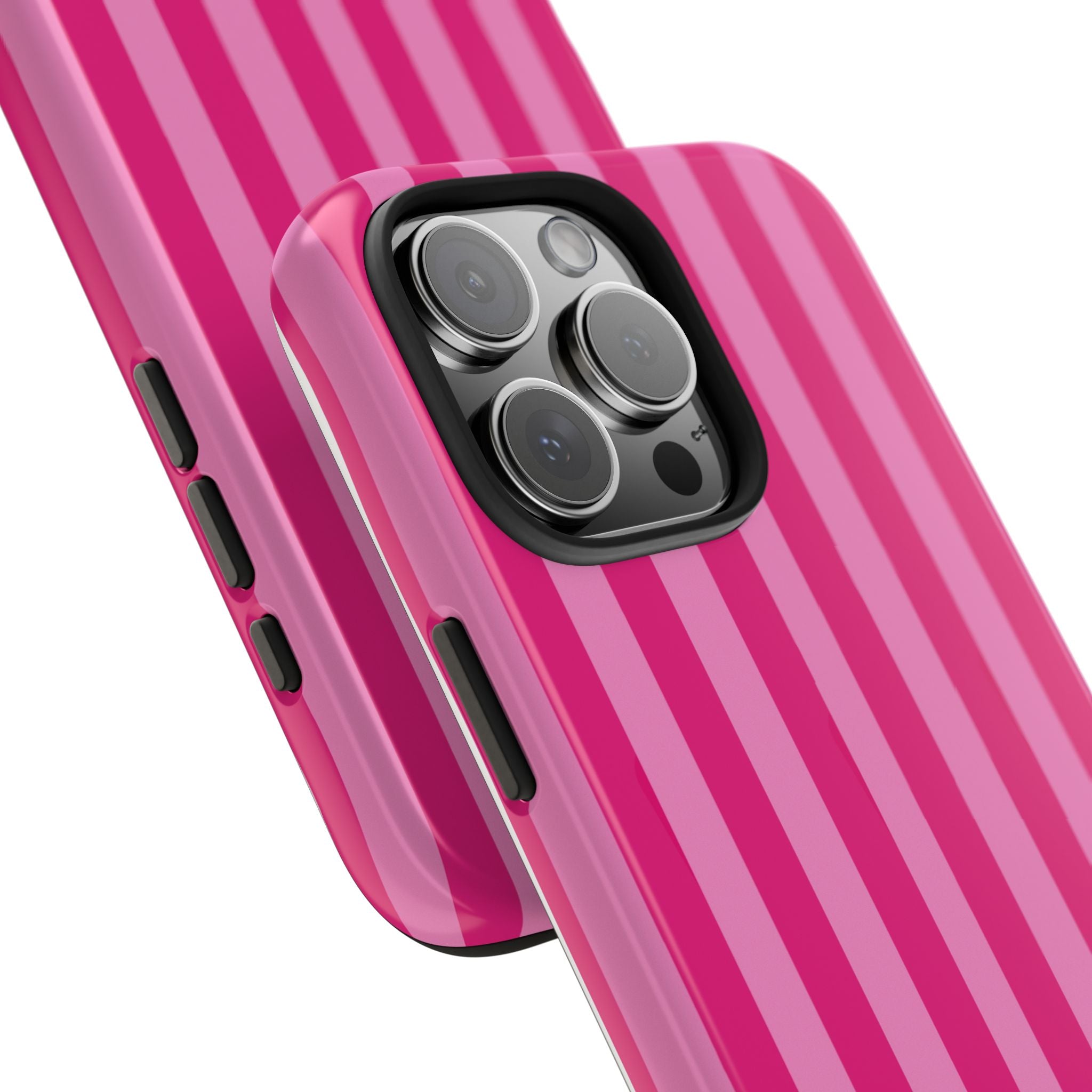 Bubblegum Striped Phone Case