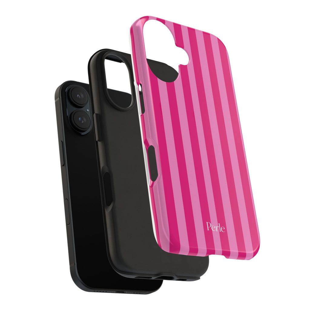 Bubblegum Striped Phone Case