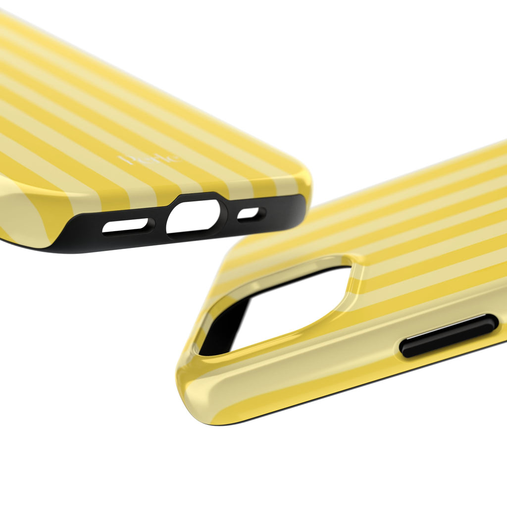 Striped Yellow Phone Case