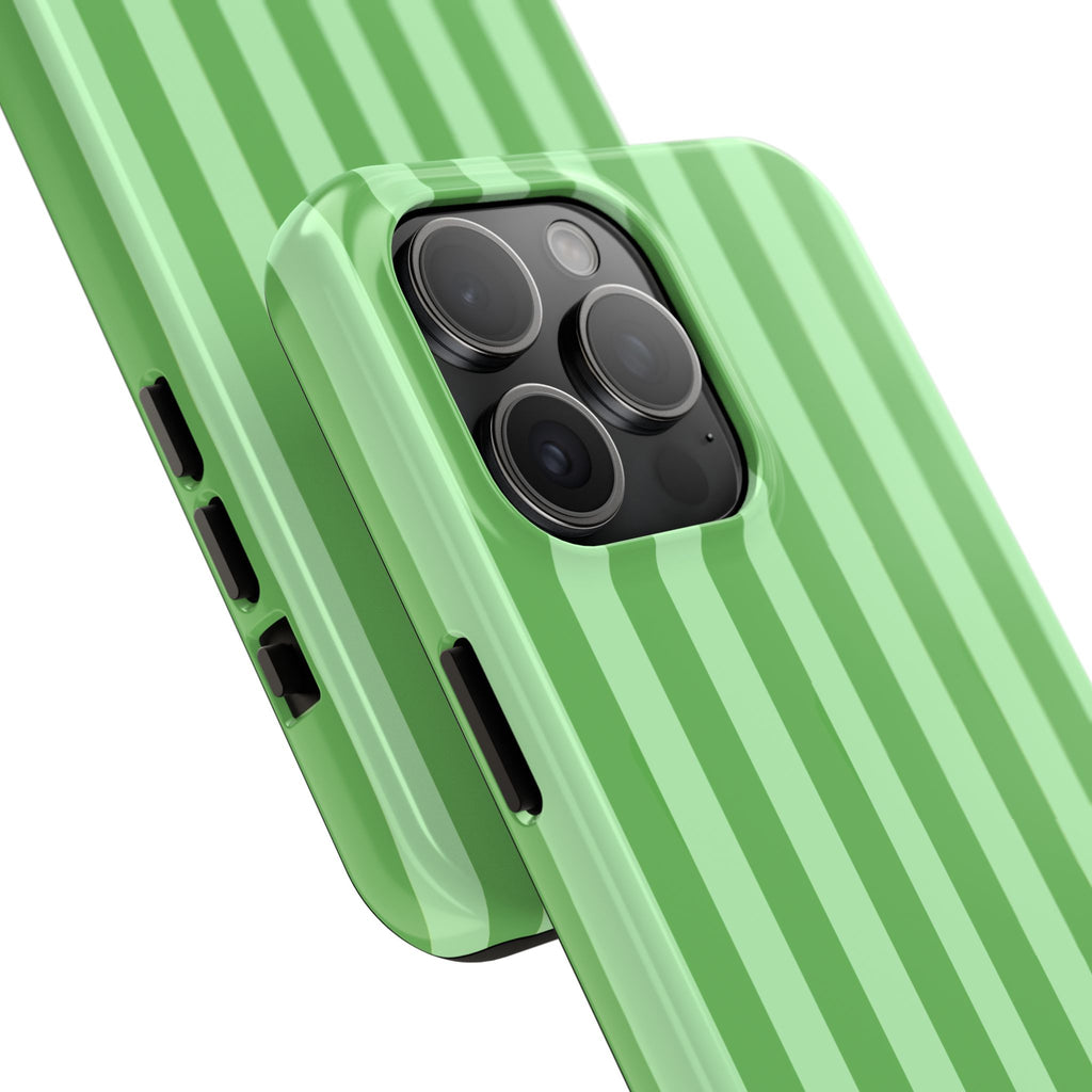 Striped Green Phone Case
