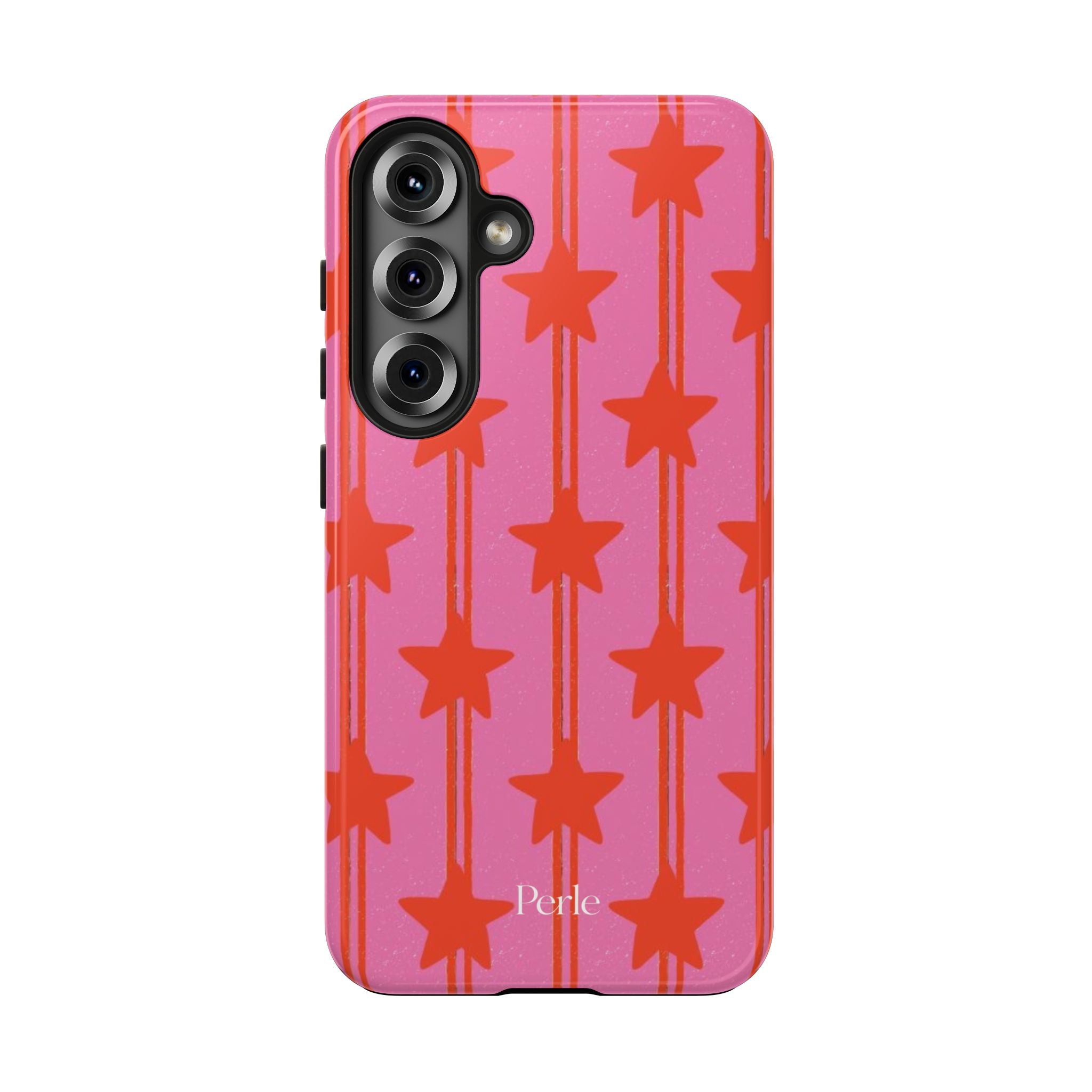 Pink Star Stripe Phone Case