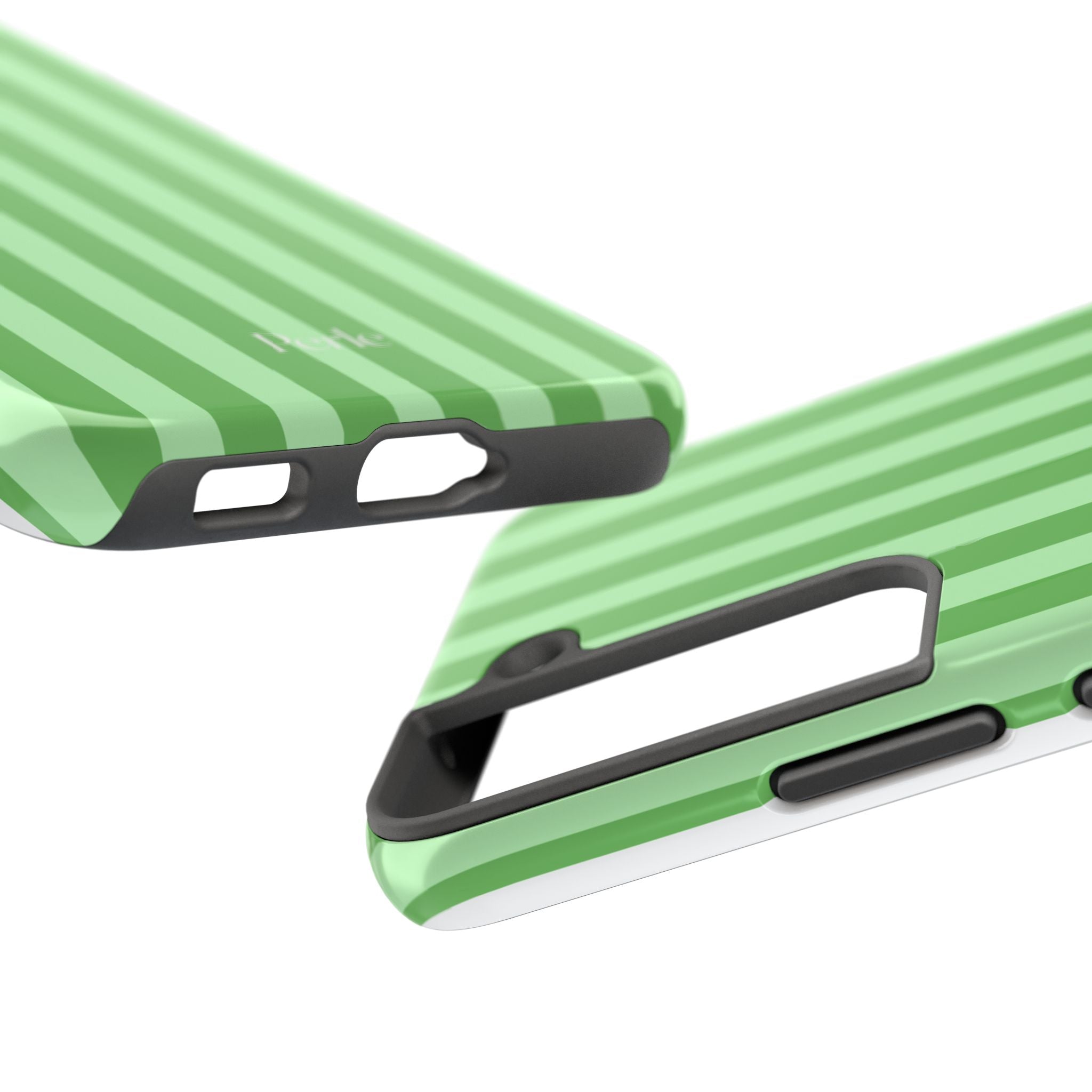 Striped Green Phone Case