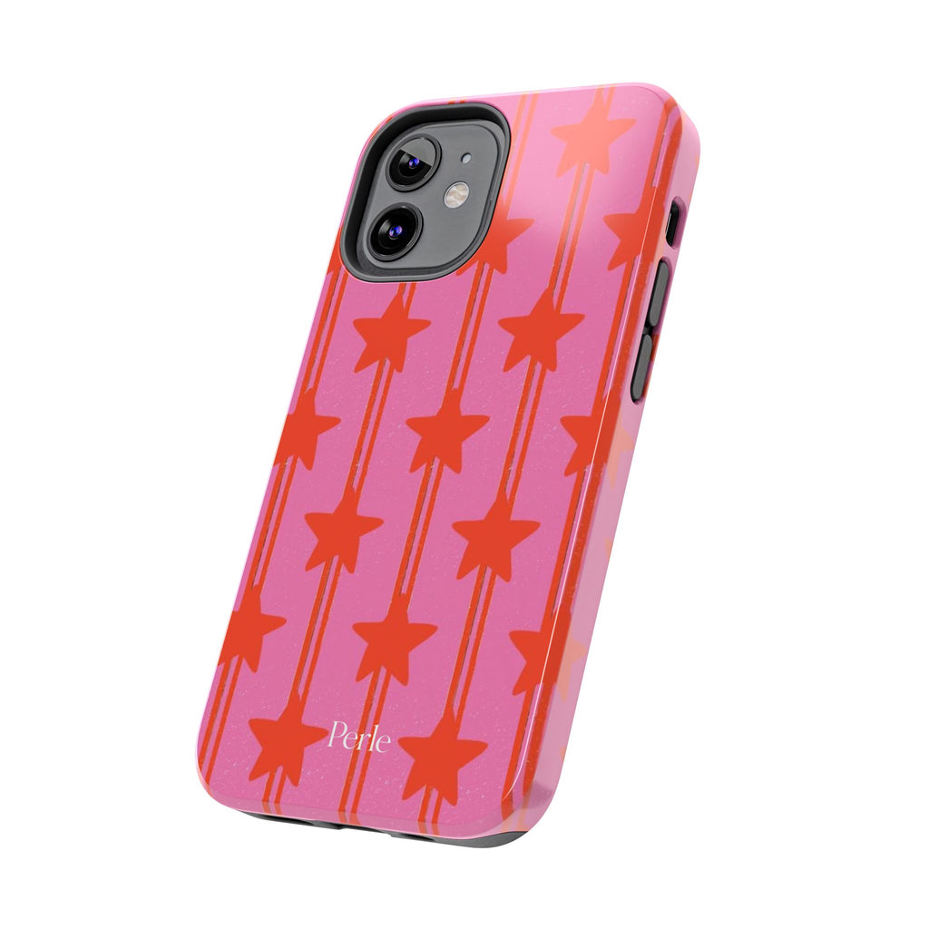 Pink Star Stripe Phone Case