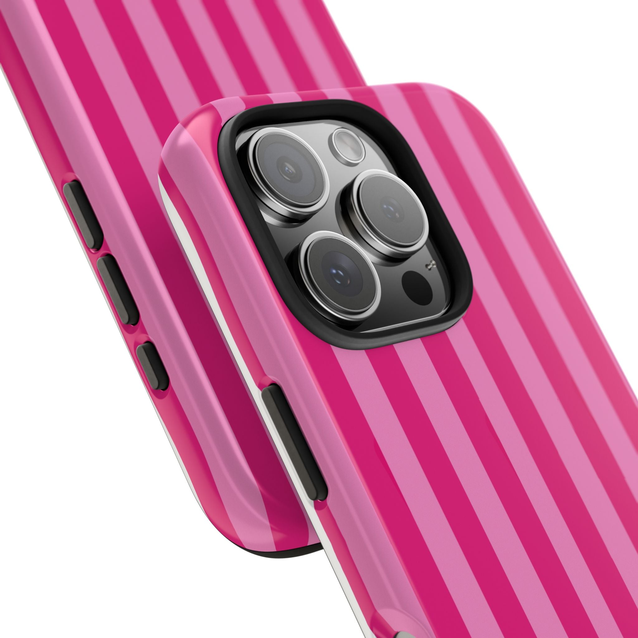 Bubblegum Striped Phone Case