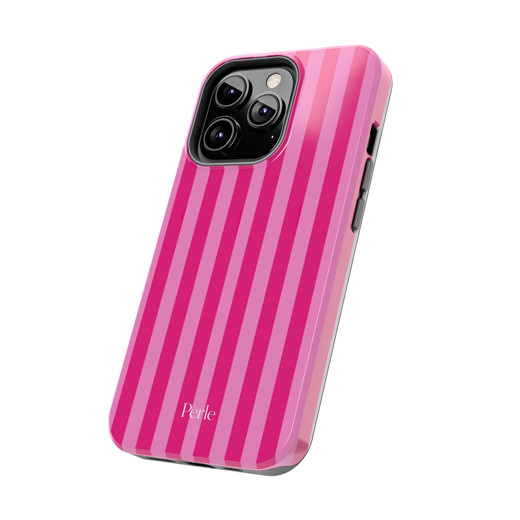 Bubblegum Striped Phone Case
