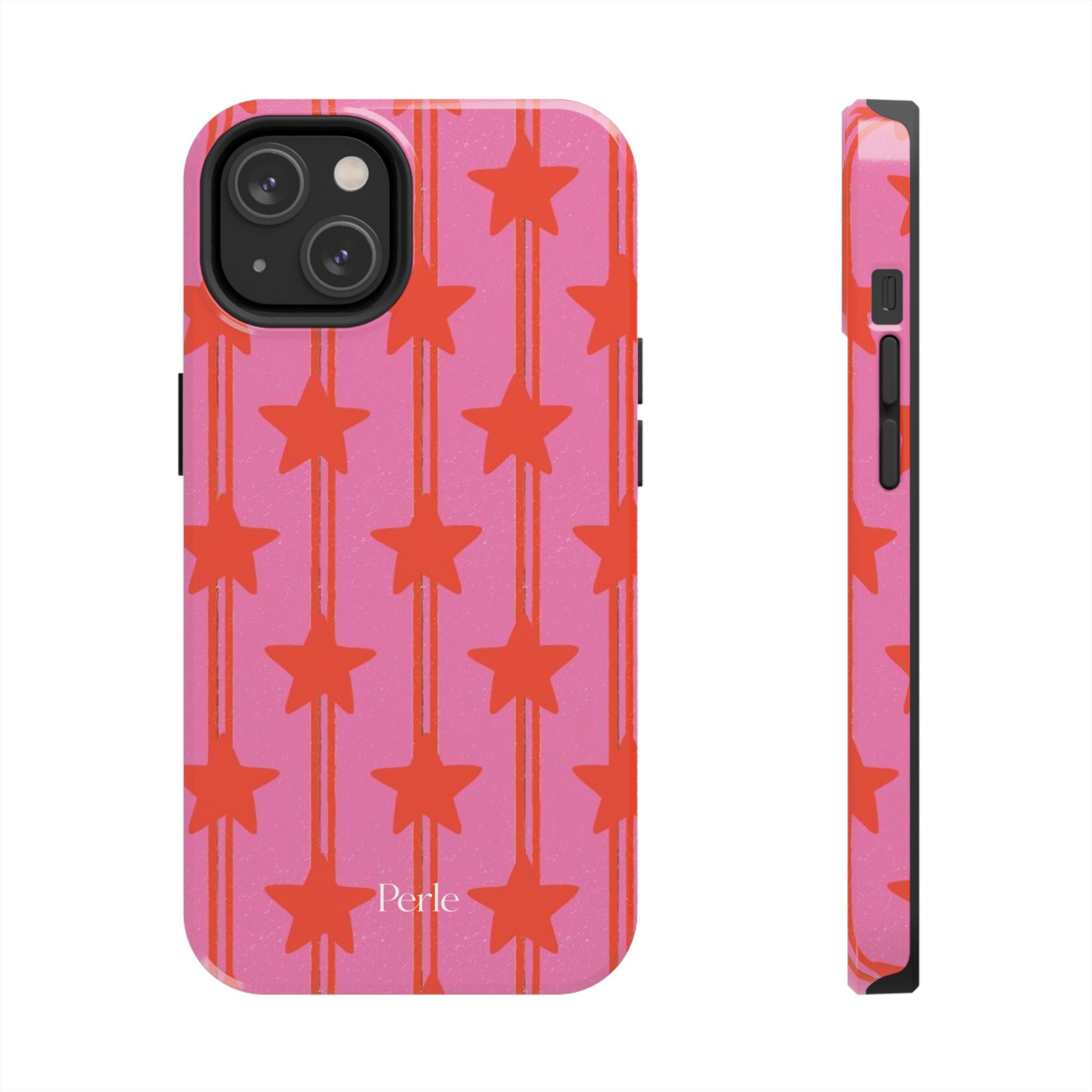 Pink Star Stripe Phone Case