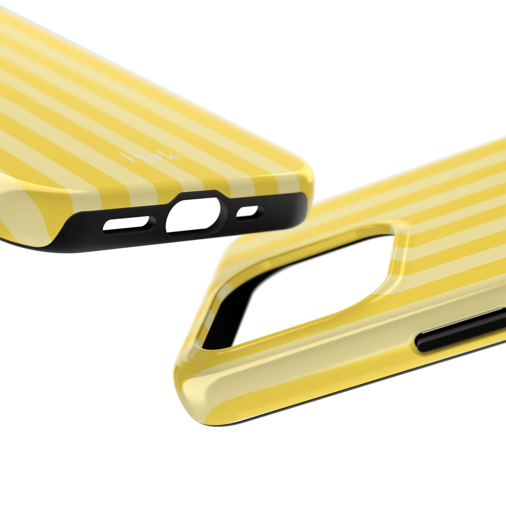 Striped Yellow Phone Case