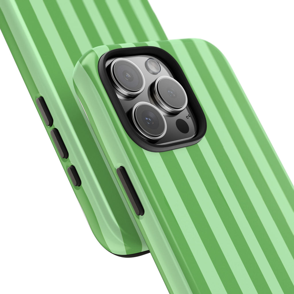 Striped Green Phone Case