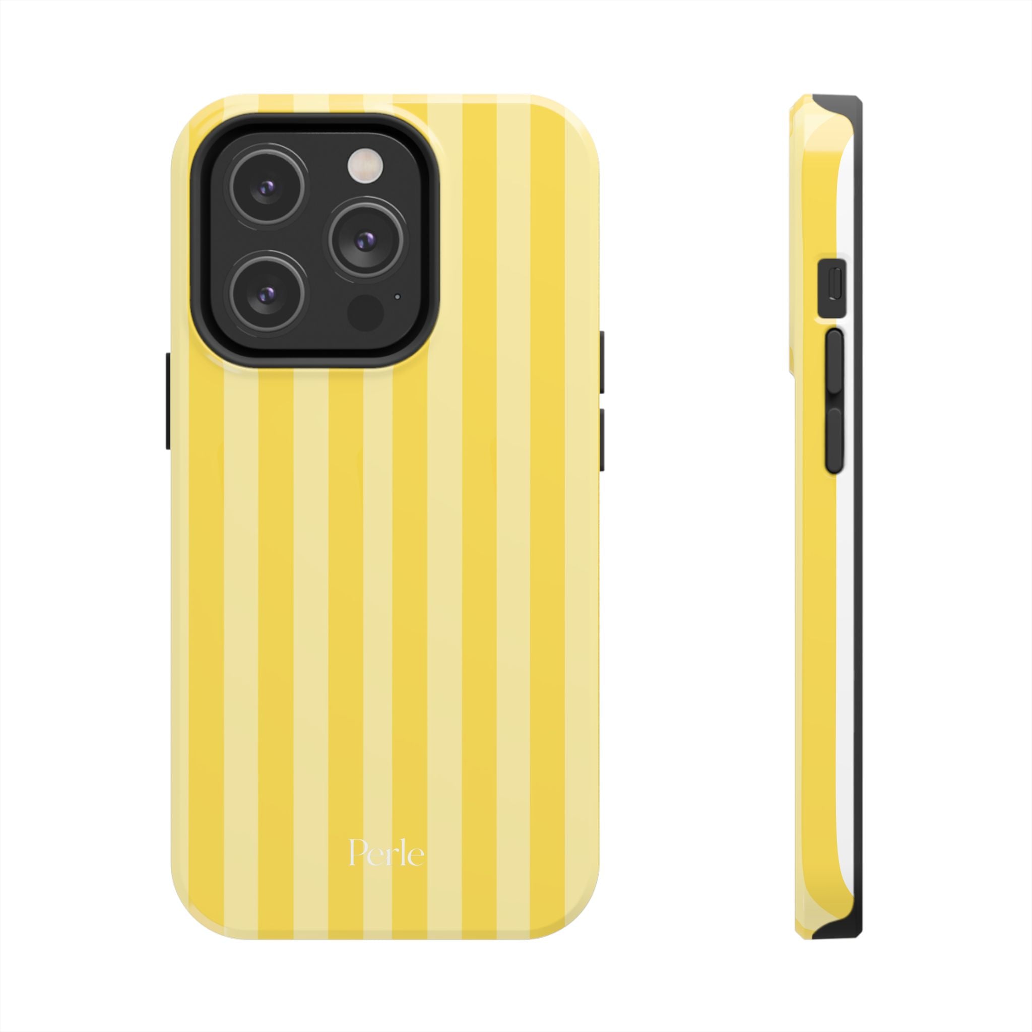 Striped Yellow Phone Case