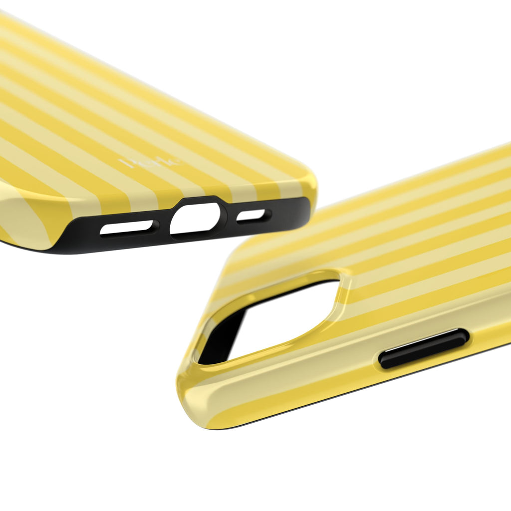 Striped Yellow Phone Case