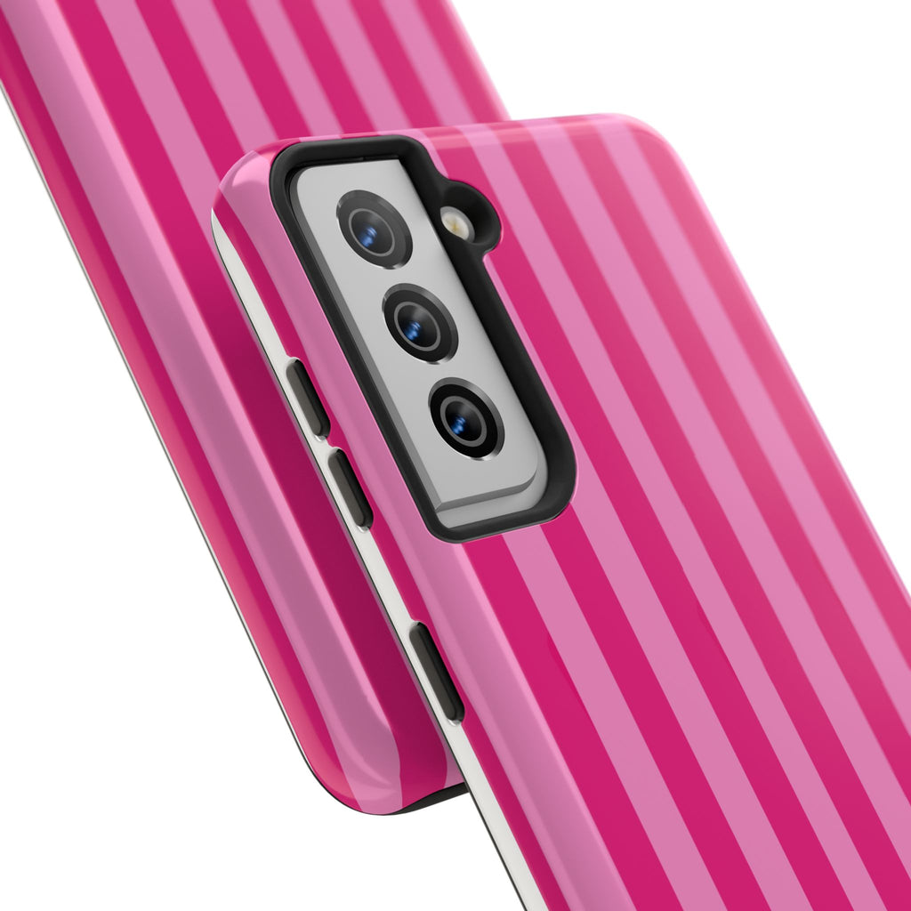 Bubblegum Striped Phone Case