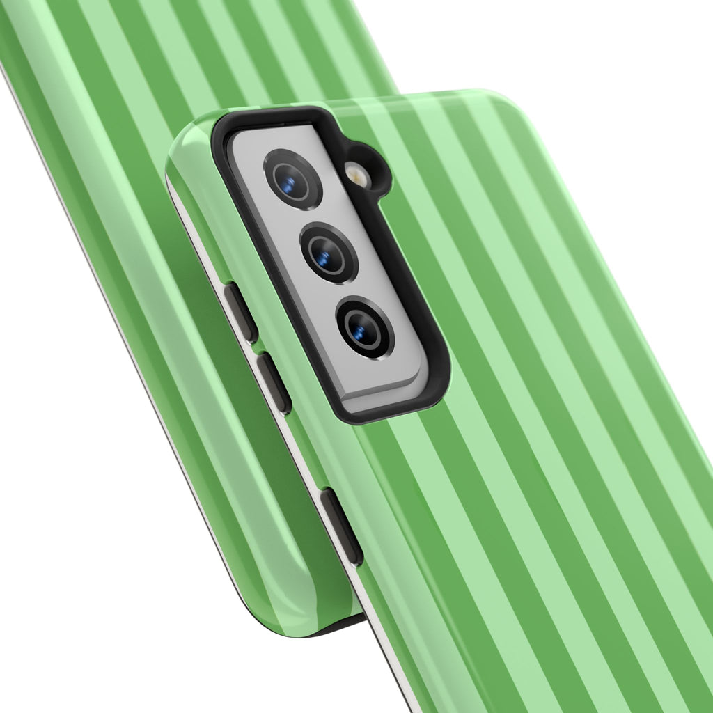 Striped Green Phone Case