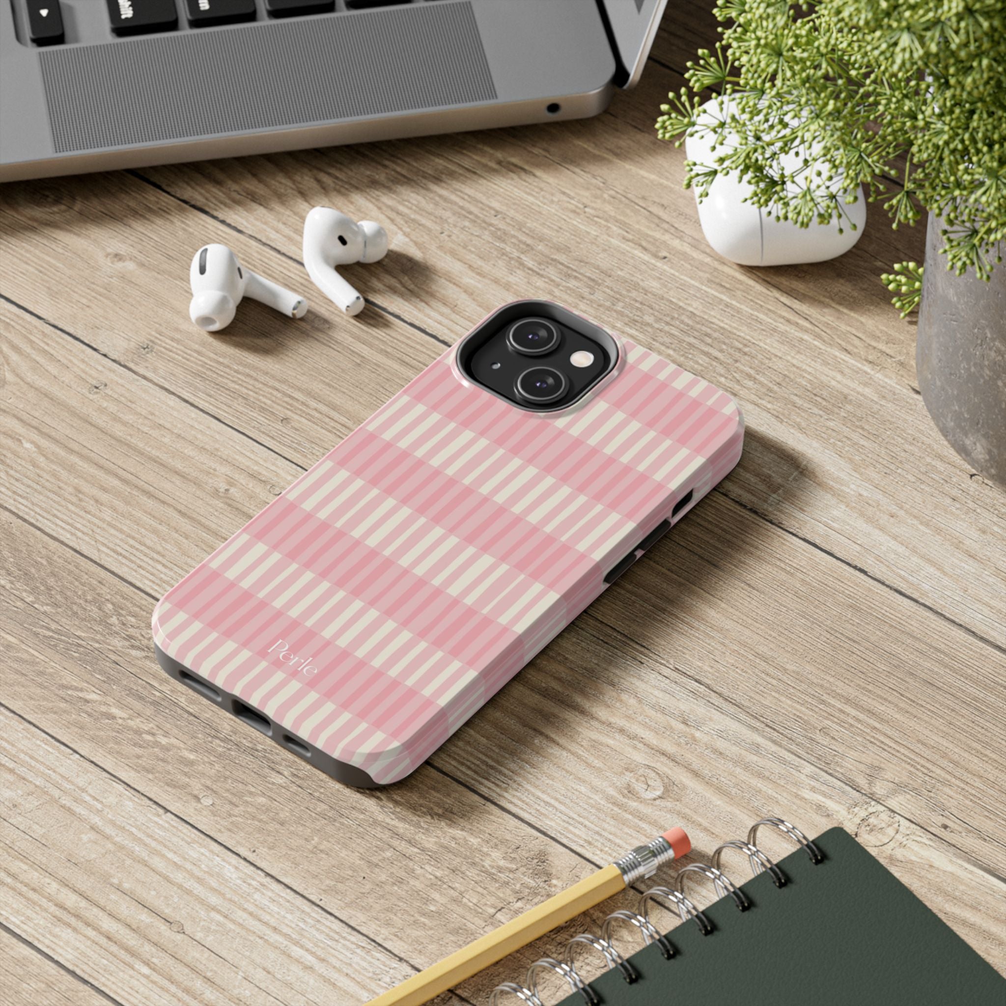 Pink Gingham Phone Case