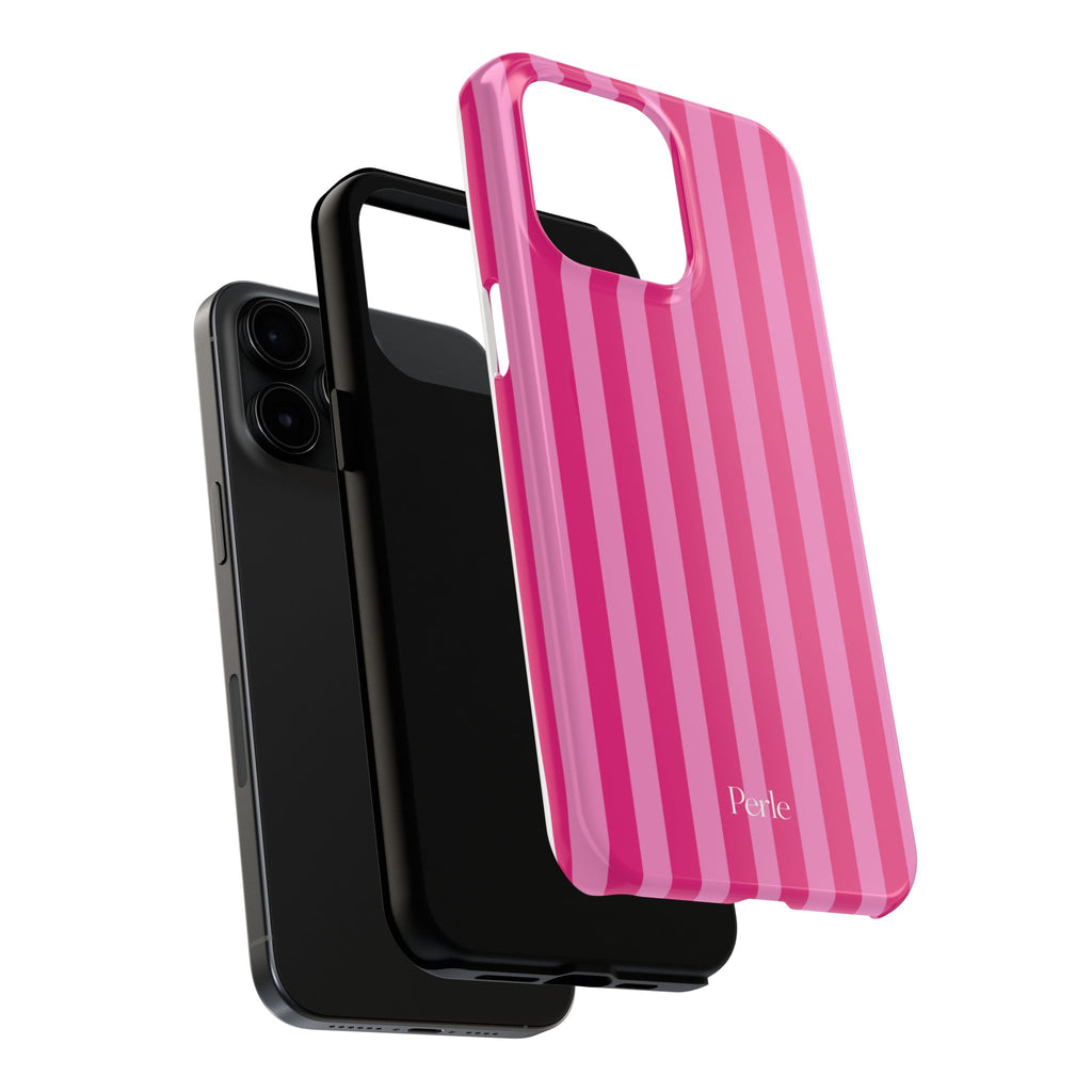 Bubblegum Striped Phone Case