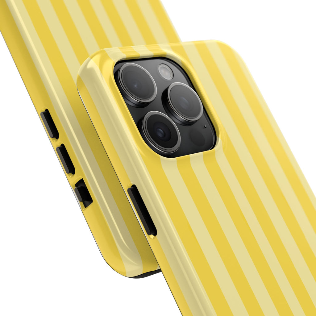 Striped Yellow Phone Case