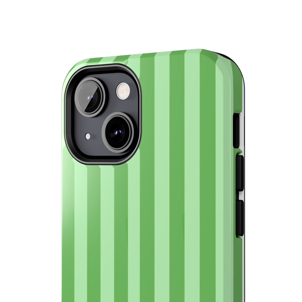 Striped Green Phone Case