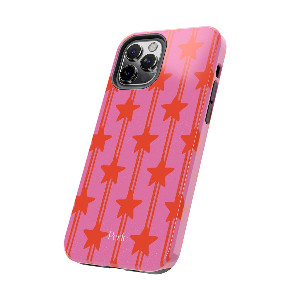 Pink Star Stripe Phone Case