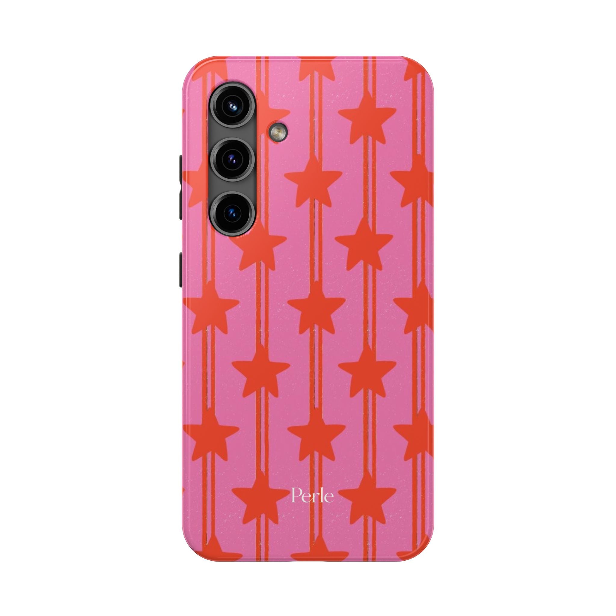 Pink Star Stripe Phone Case