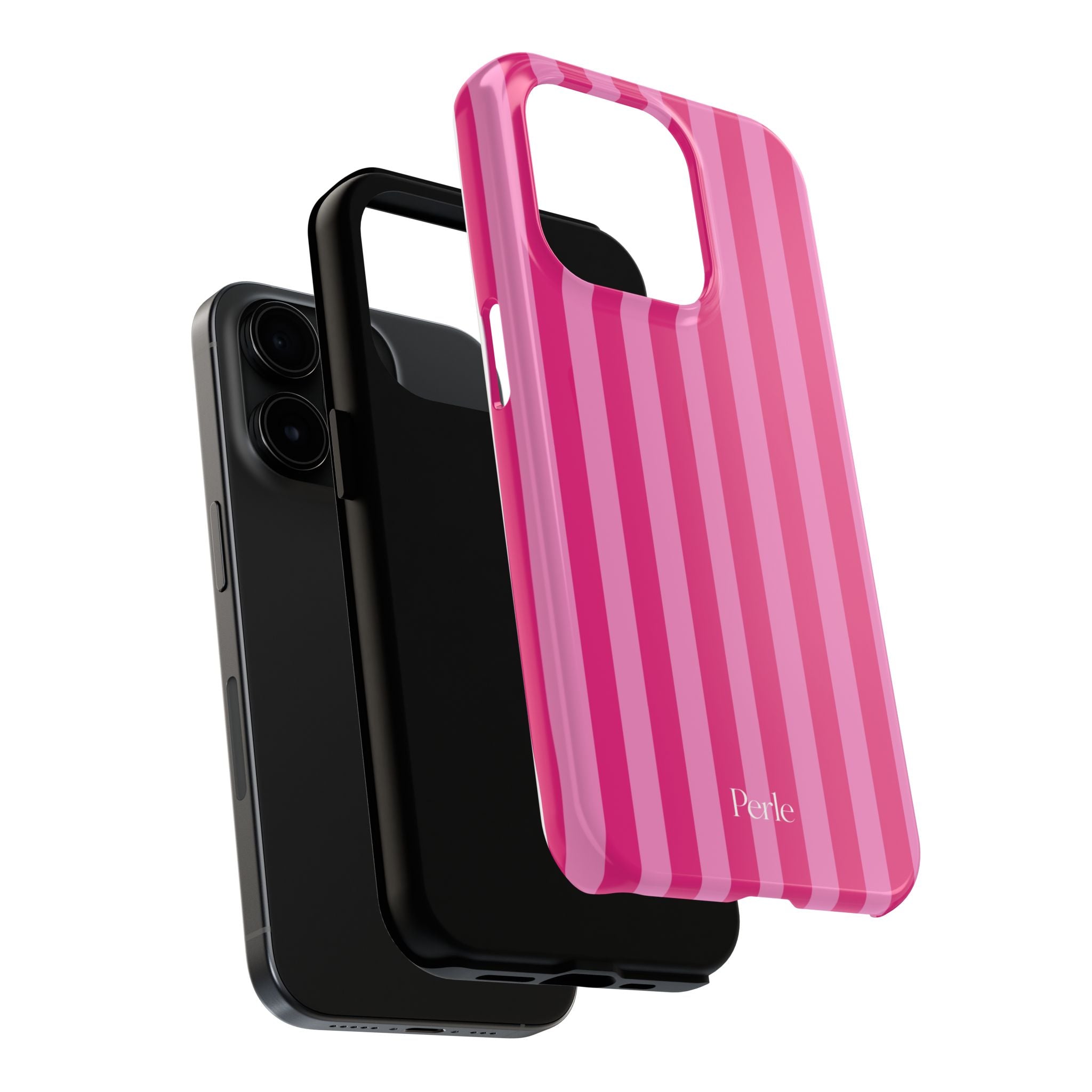 Bubblegum Striped Phone Case