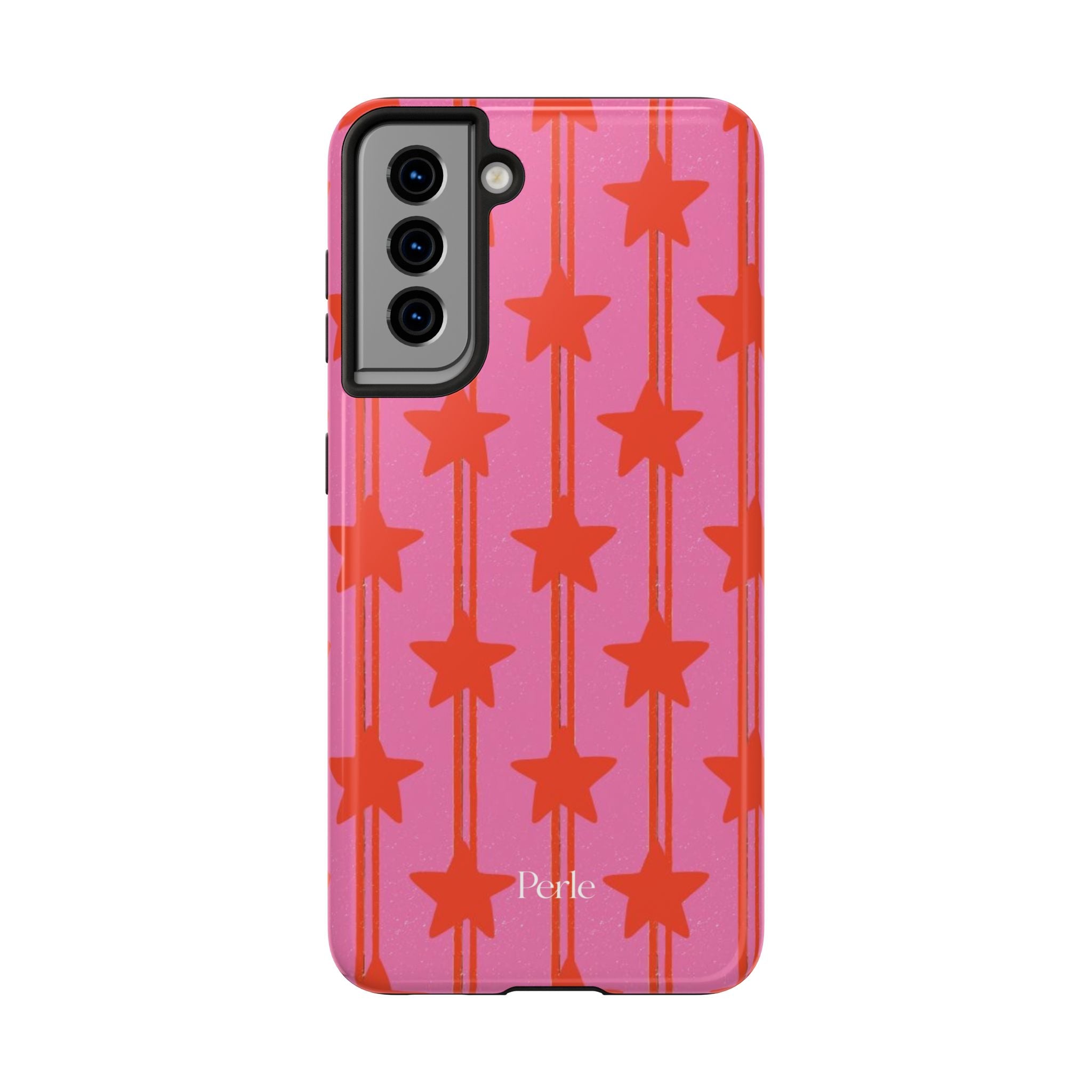 Pink Star Stripe Phone Case