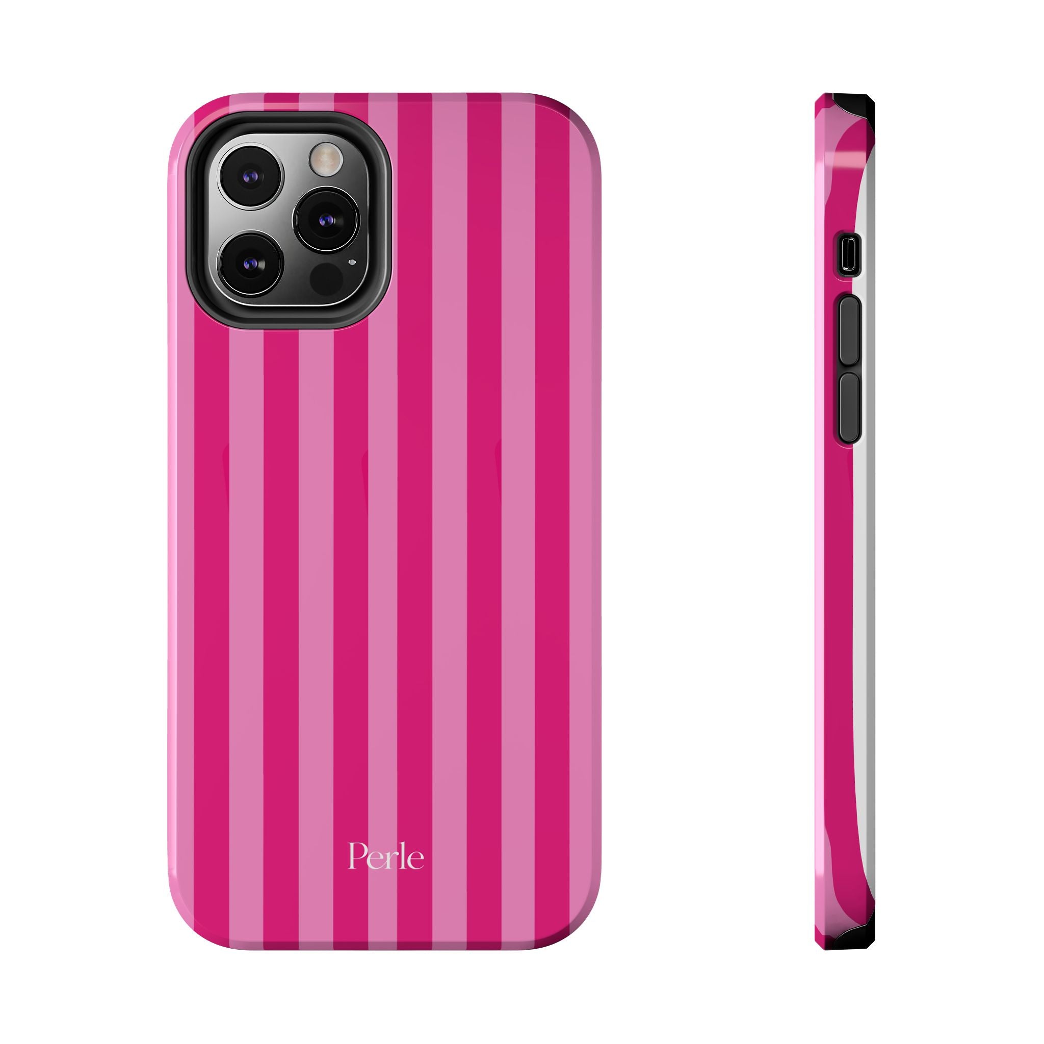 Bubblegum Striped Phone Case