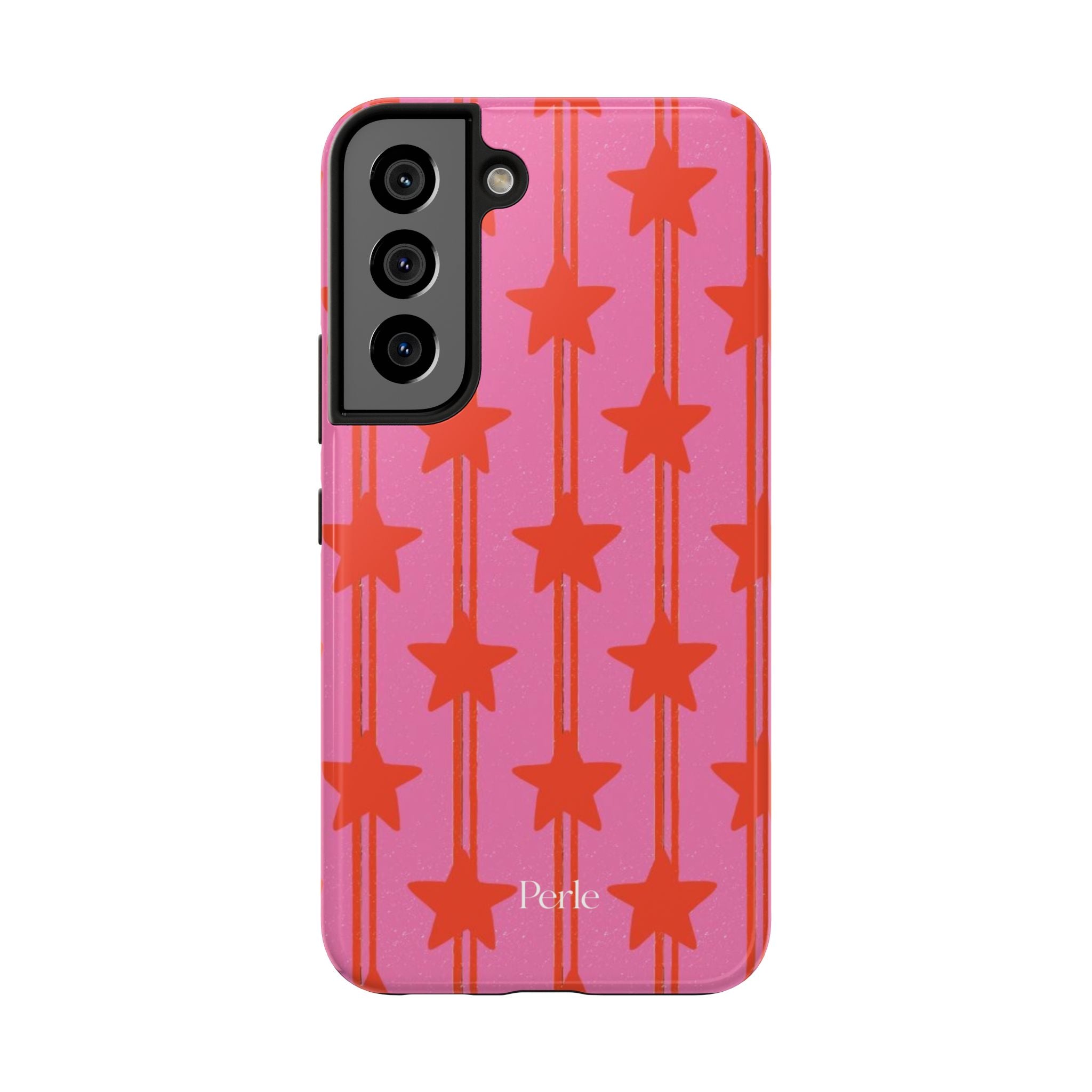 Pink Star Stripe Phone Case