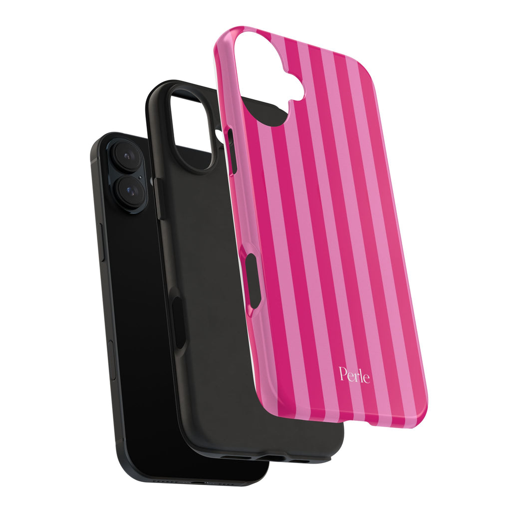 Bubblegum Striped Phone Case
