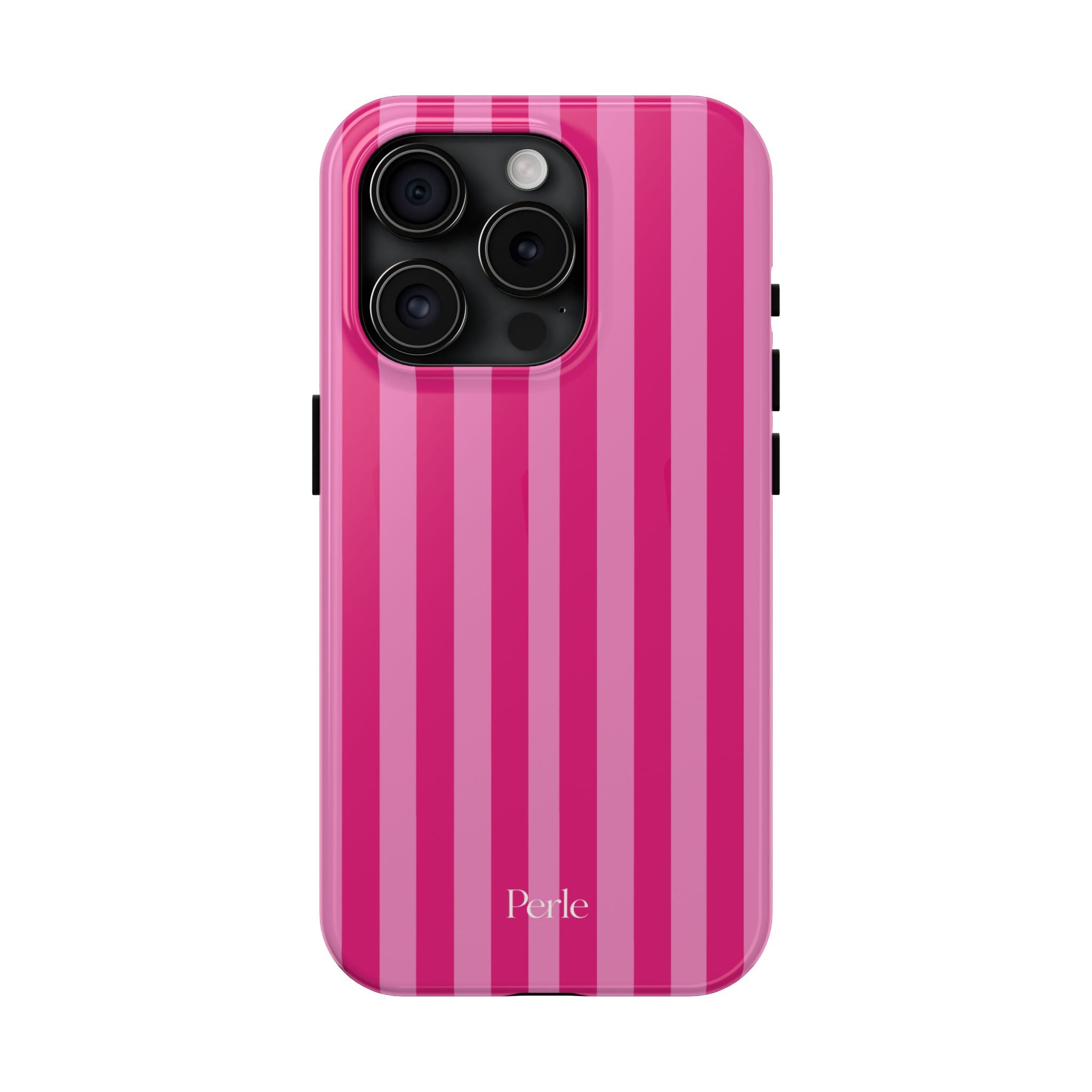 Bubblegum Striped Phone Case