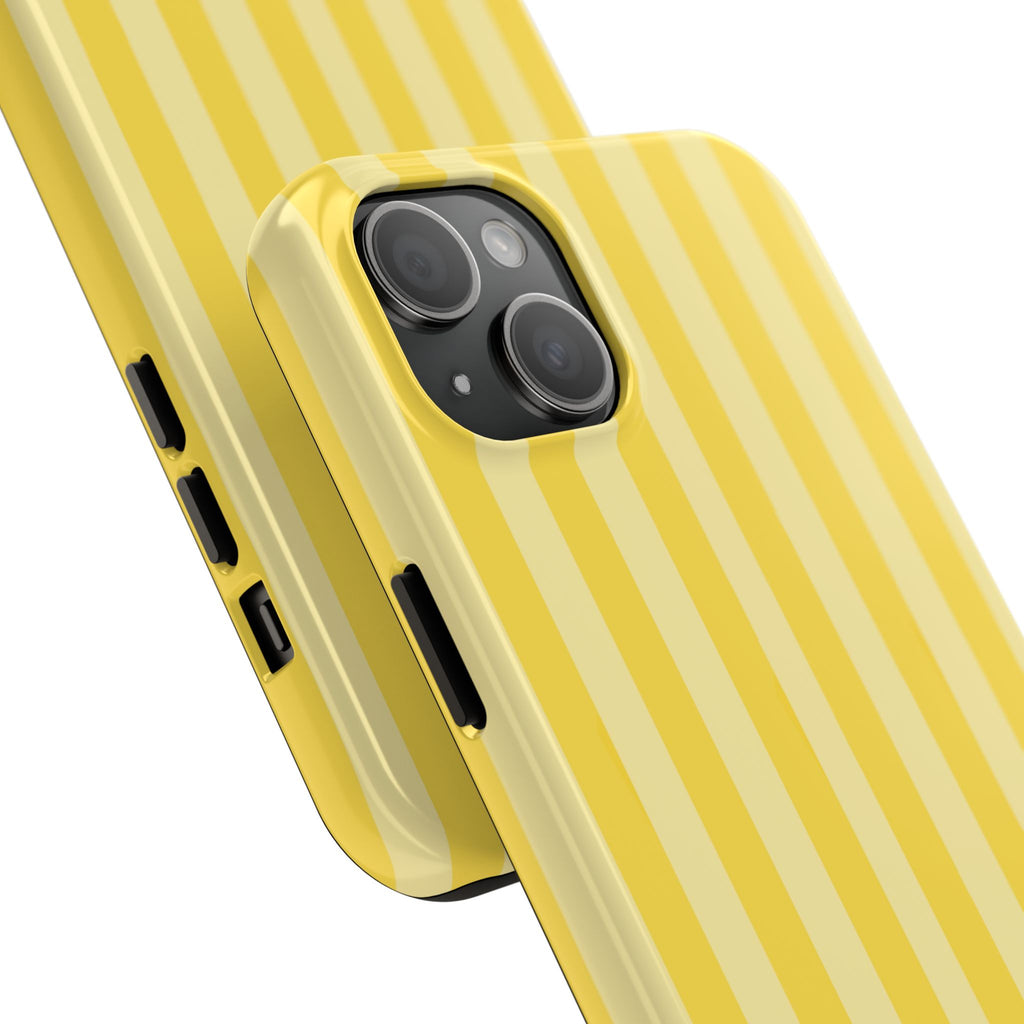 Striped Yellow Phone Case