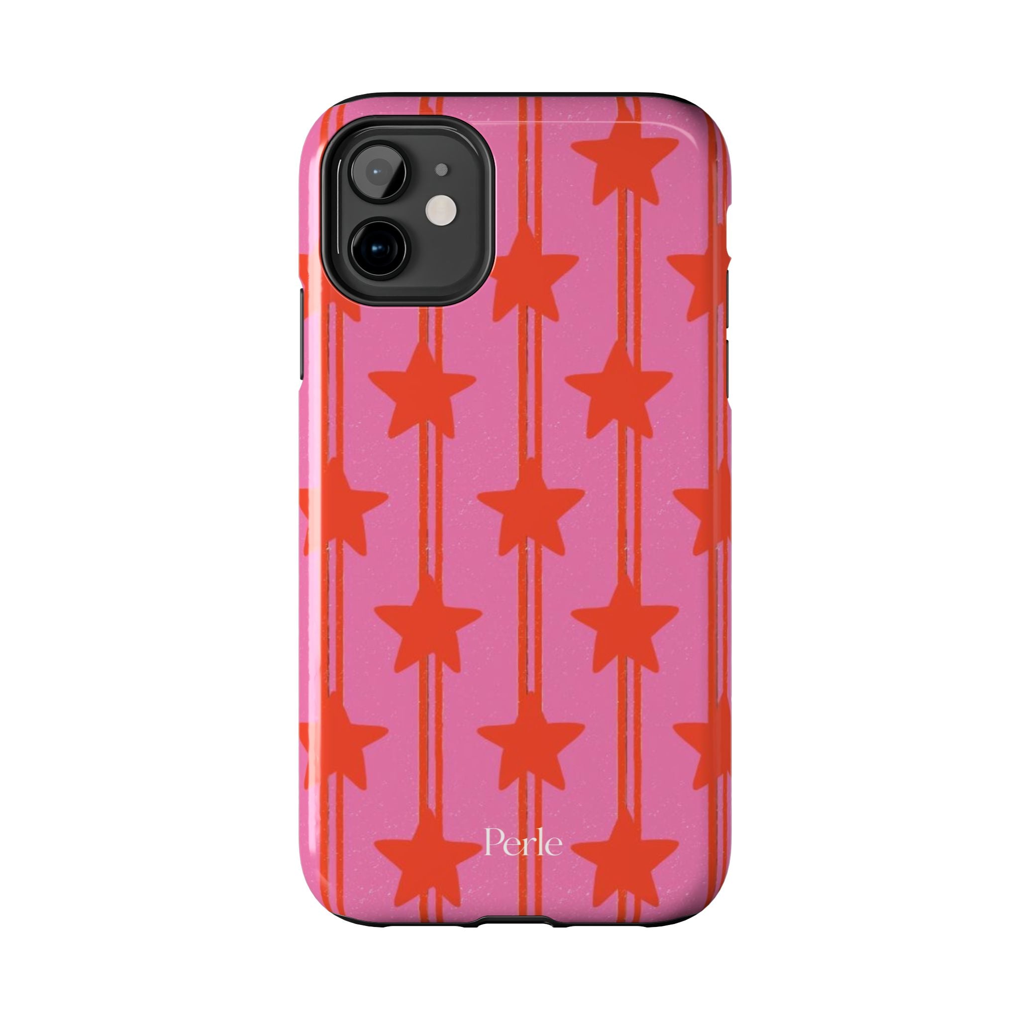 Pink Star Stripe Phone Case