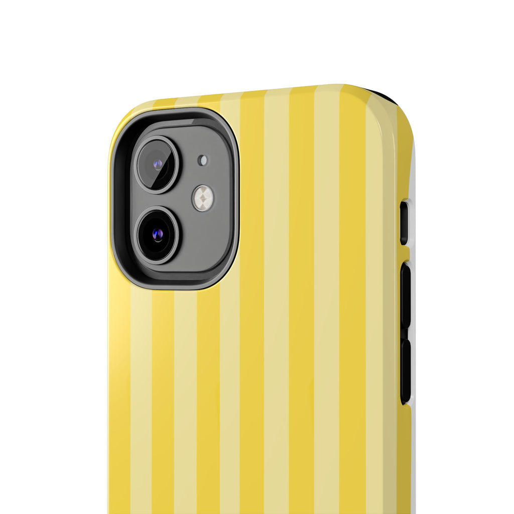 Striped Yellow Phone Case