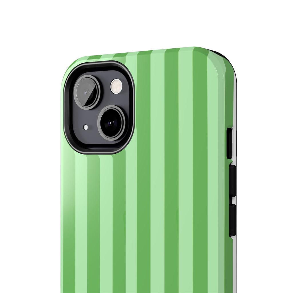 Striped Green Phone Case