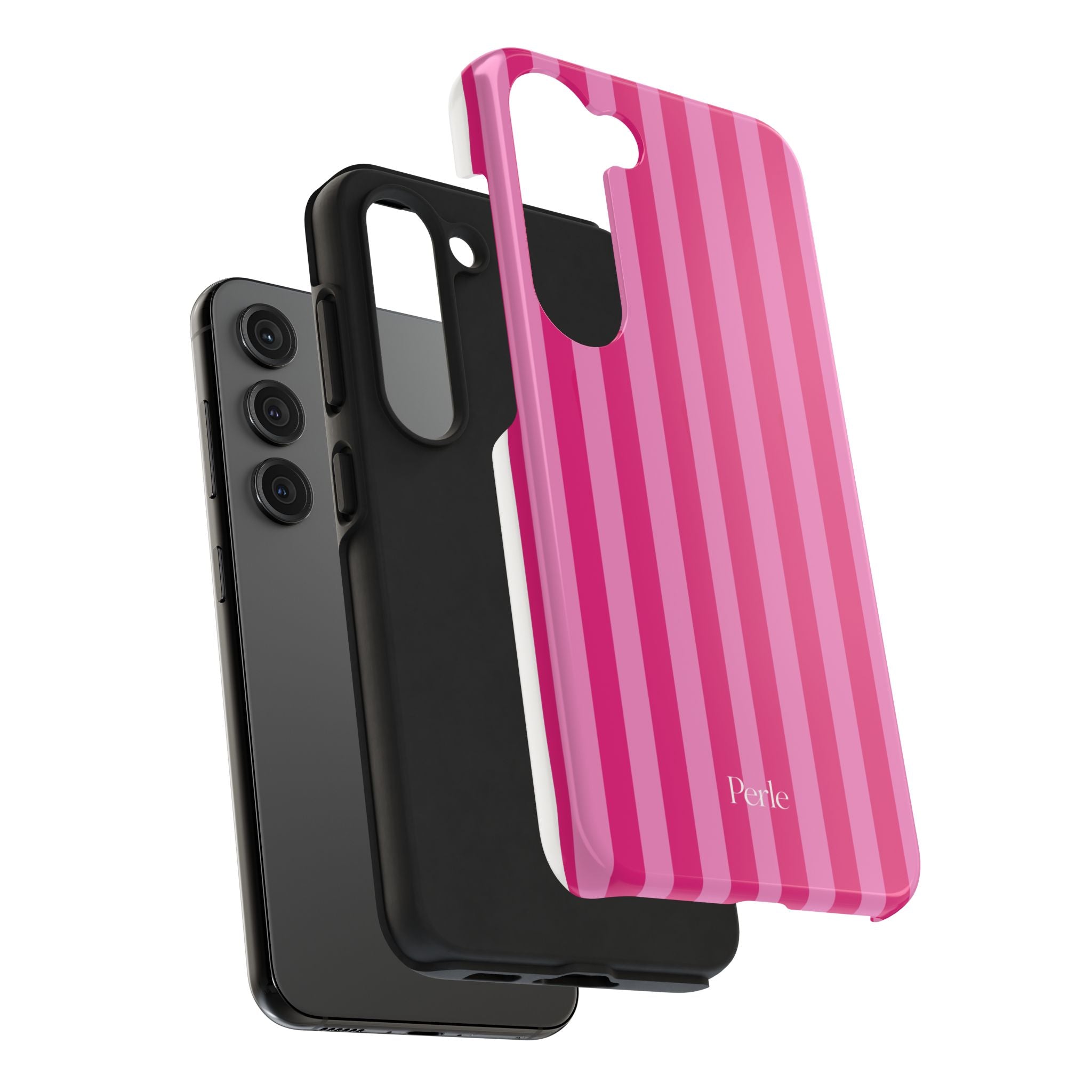 Bubblegum Striped Phone Case