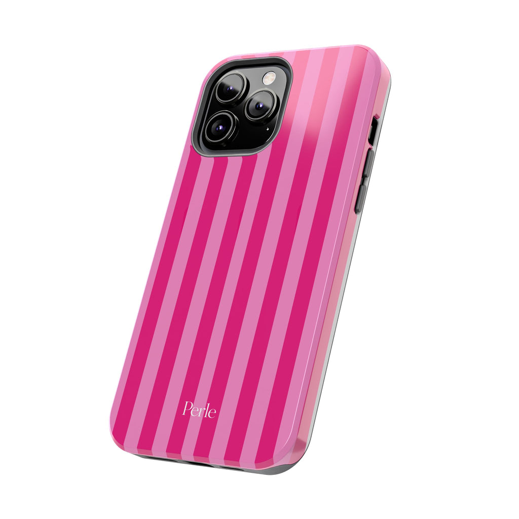 Bubblegum Striped Phone Case