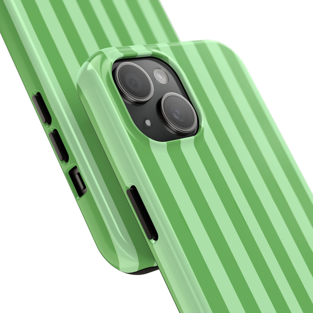 Striped Green Phone Case