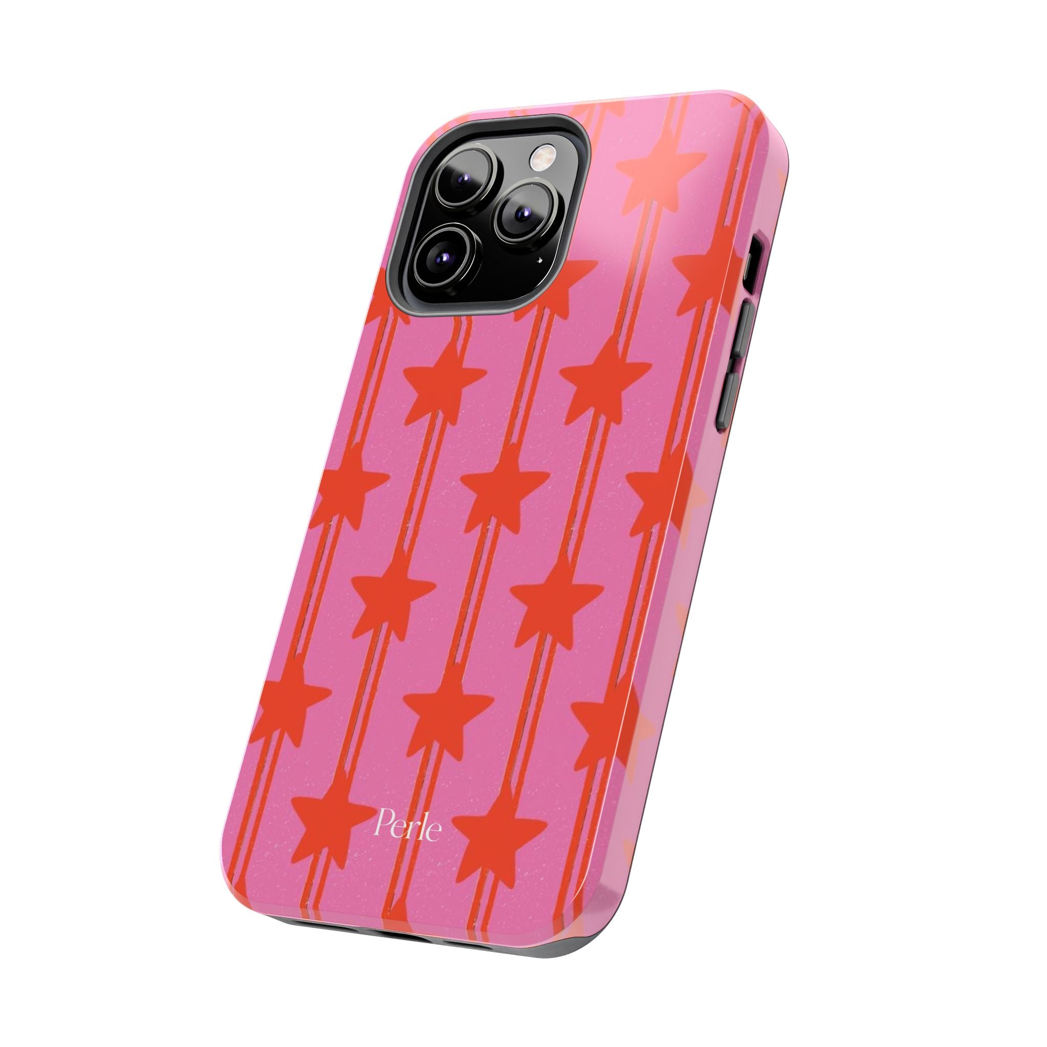 Pink Star Stripe Phone Case
