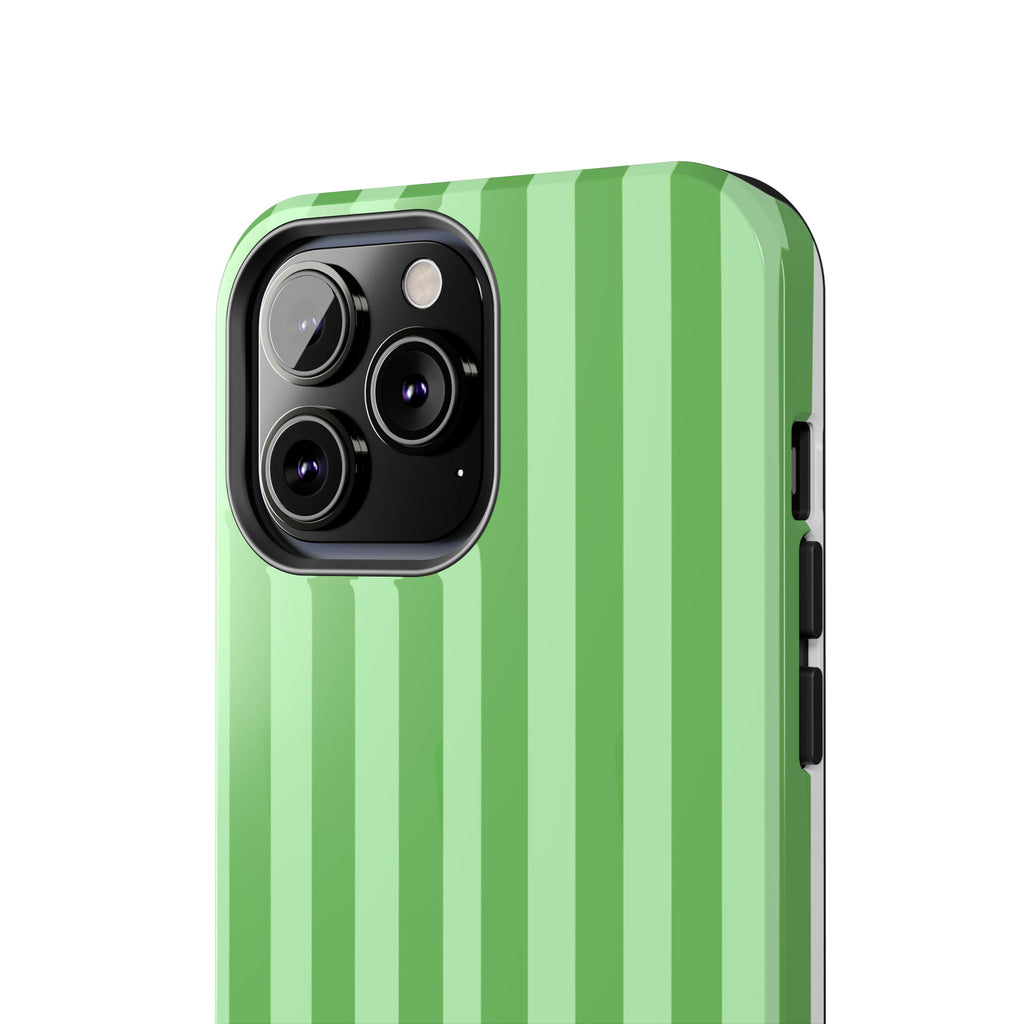 Striped Green Phone Case