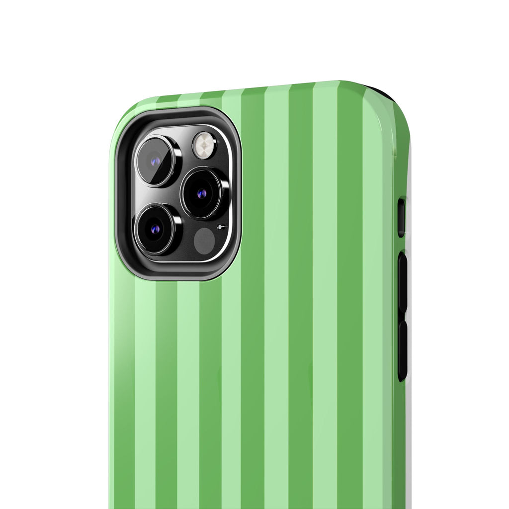 Striped Green Phone Case