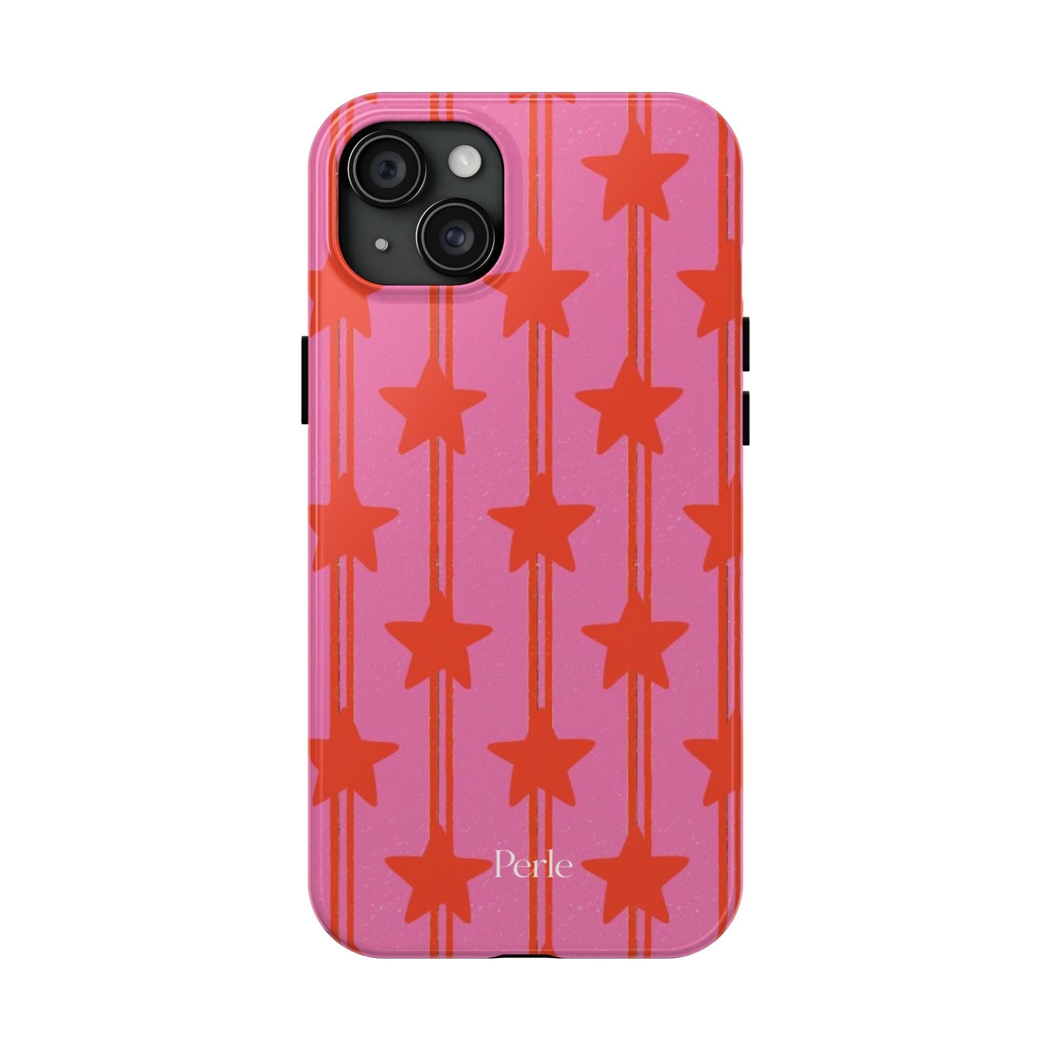 Pink Star Stripe Phone Case