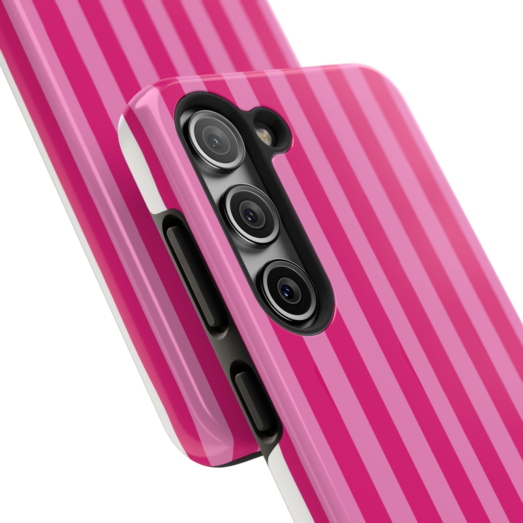 Bubblegum Striped Phone Case