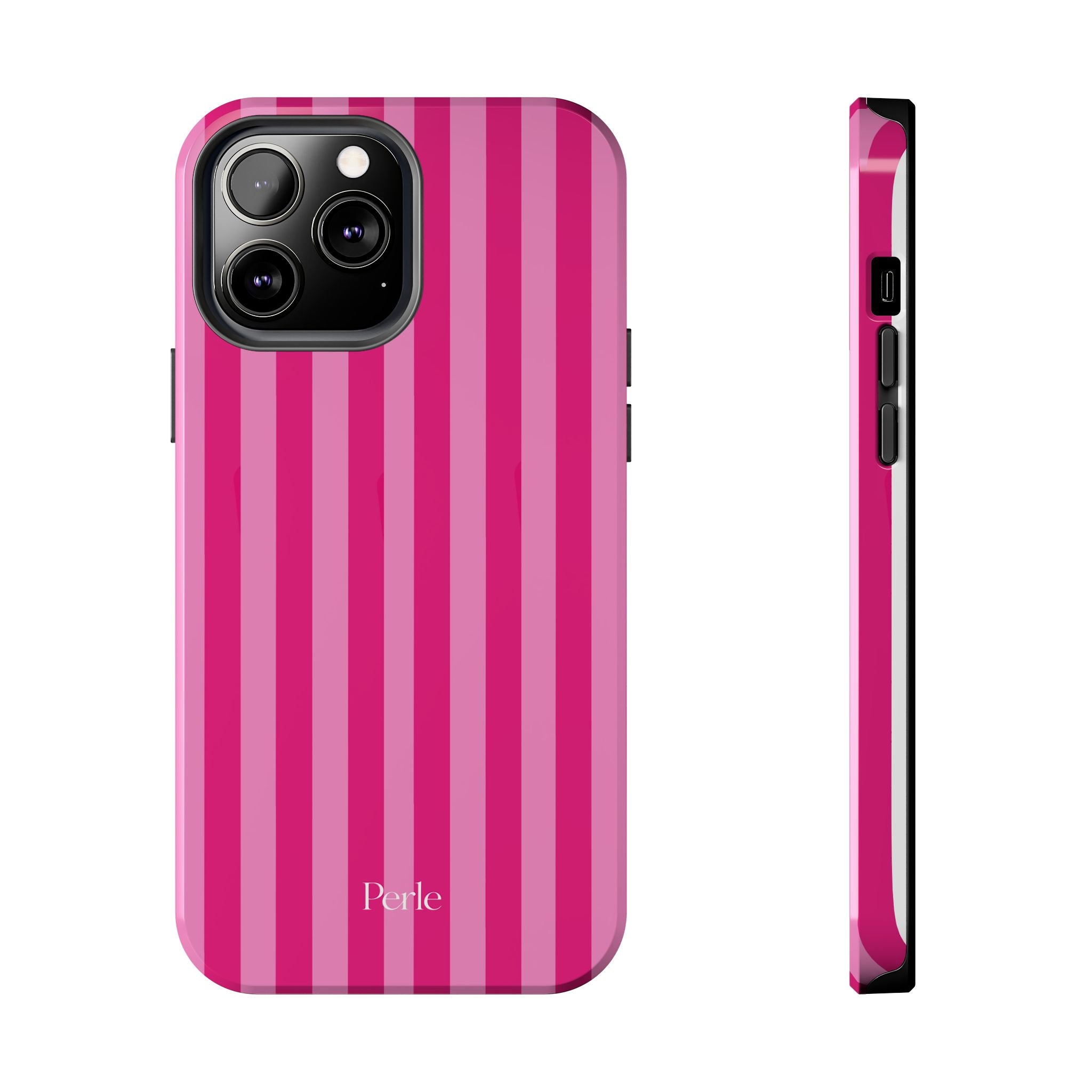 Bubblegum Striped Phone Case