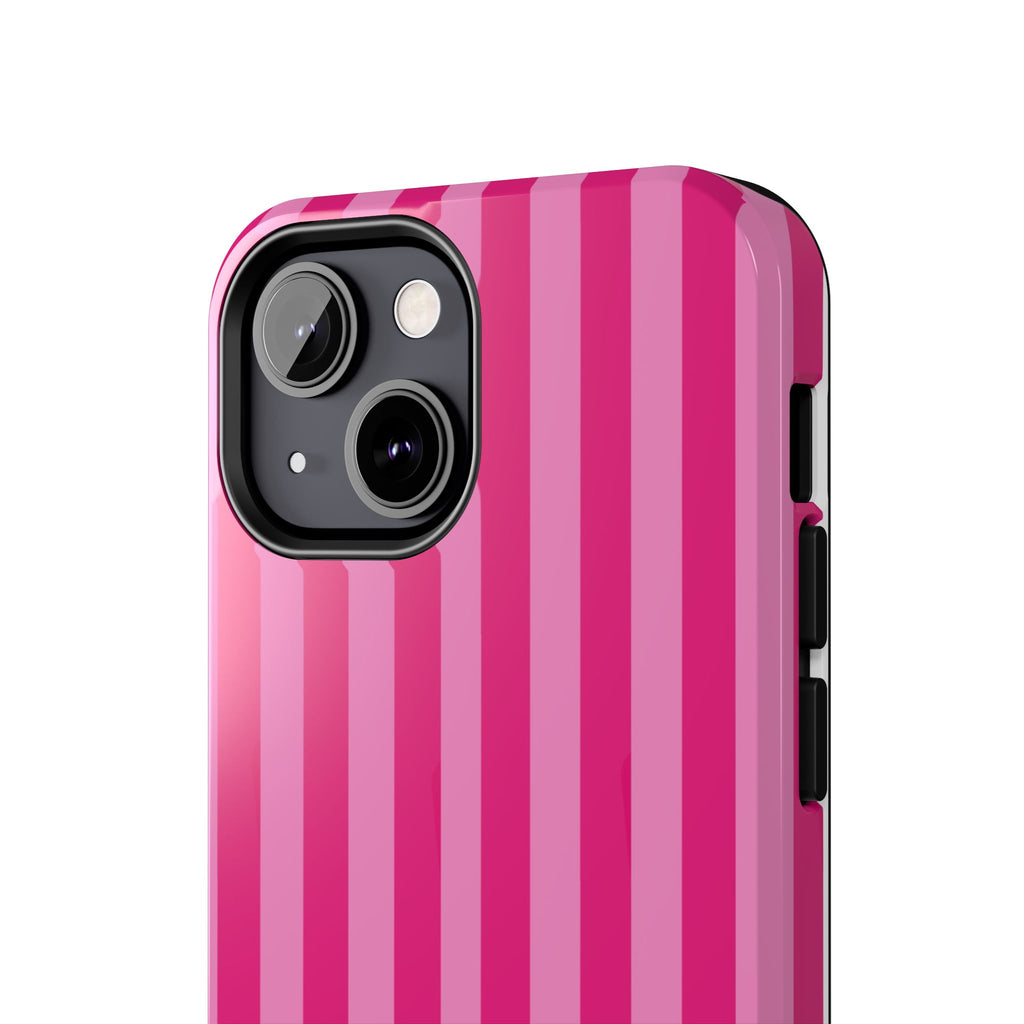 Bubblegum Striped Phone Case