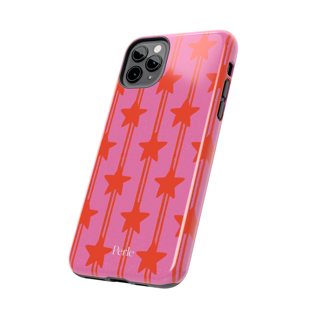 Pink Star Stripe Phone Case