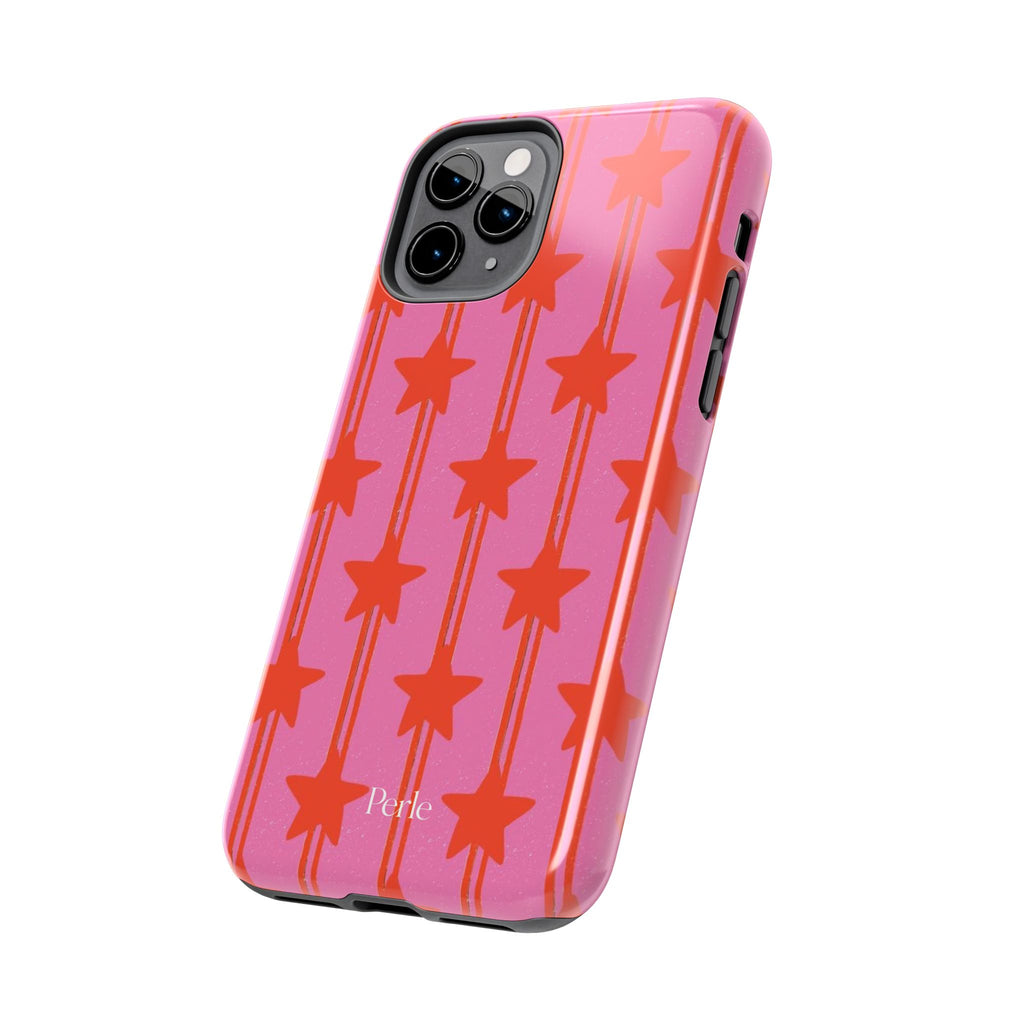 Pink Star Stripe Phone Case