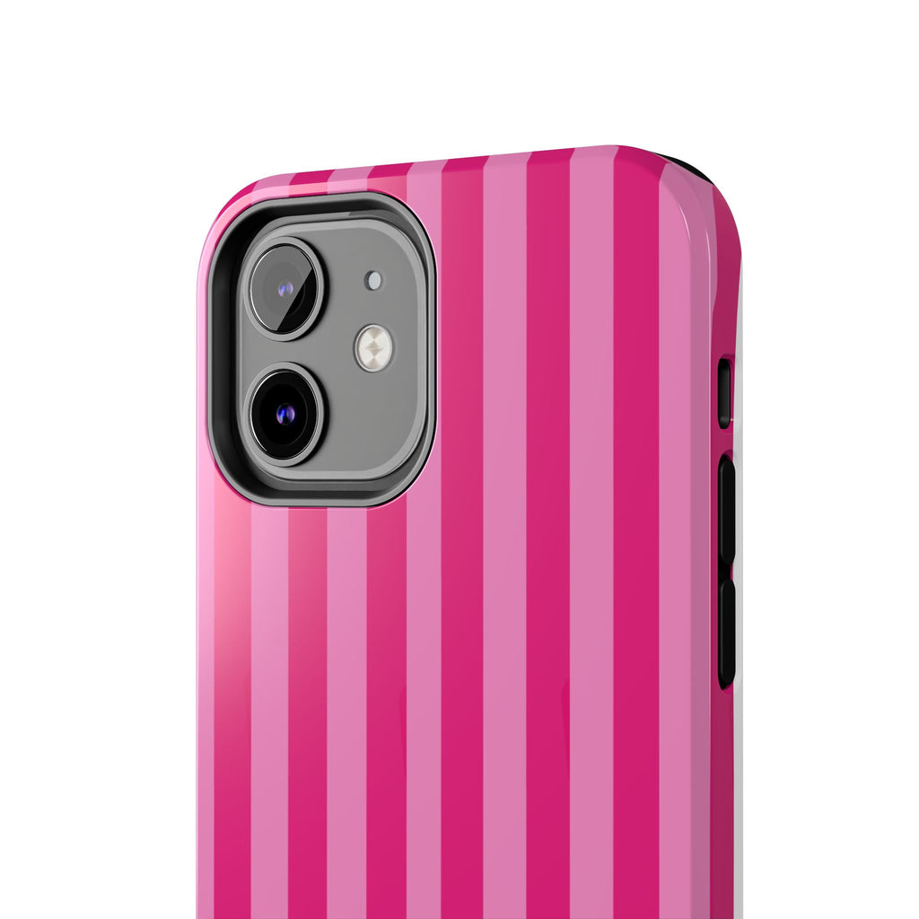 Bubblegum Striped Phone Case